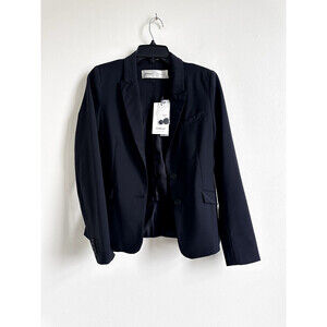 InWear women's Two Button Wool Blend Blazer In Black Size 6 US / 34 EU $240